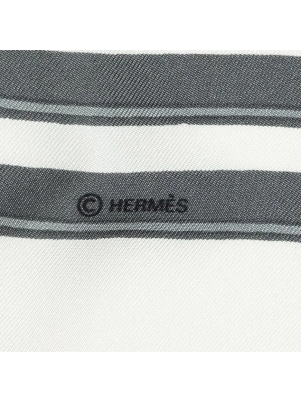 Hermes Scarf Pink Gray Gold 100 % Twill Silk